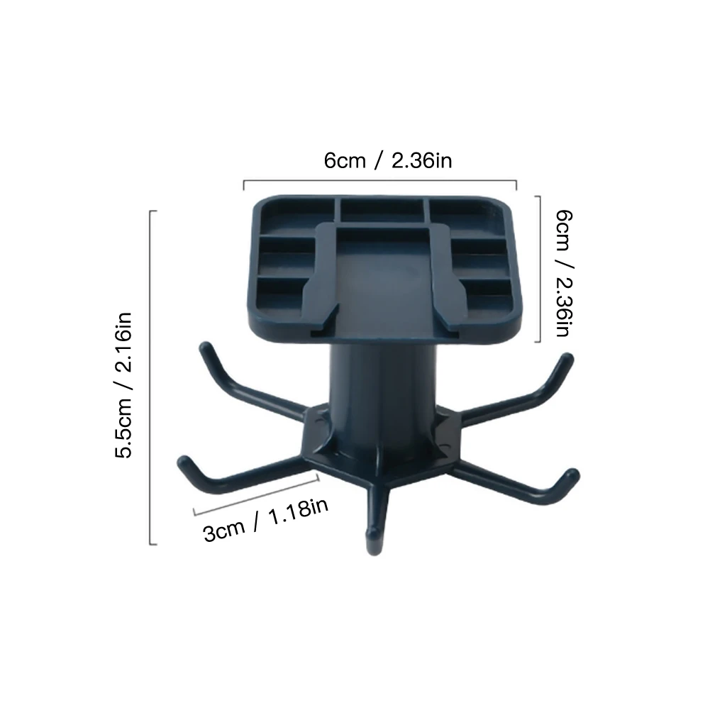

Punch-free Kitchen Wall Storage Rack Rotating Hook Spatula Spoon Kitchen Utensils Wall-mounted Artifact Kitchen Accessories