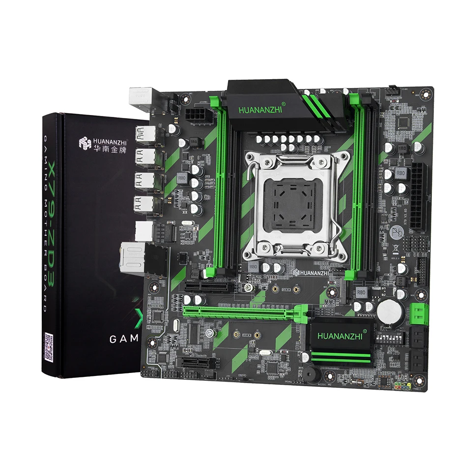 Kaufen HUANANZHI X79-6M CPU Motherboard Intel LGA 2011 Alle Serie M-ATX Dual-Kanal DDR3 Speicher Gigabit Ethernet Karte SATA 3,0 USB 3,0