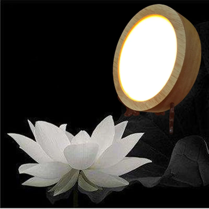 Светодиодный светильник основа из цельной древесины вина каботажное судно дома