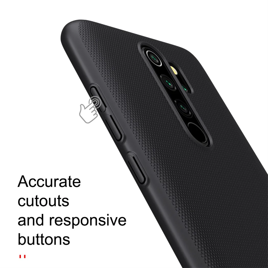 Чехол Nillkin для Xiaomi Redmi Note 8 Pro, матовый защитный чехол, жесткий защитный чехол из поликарбоната для Redmi Note 8, чехол, глобальная версия