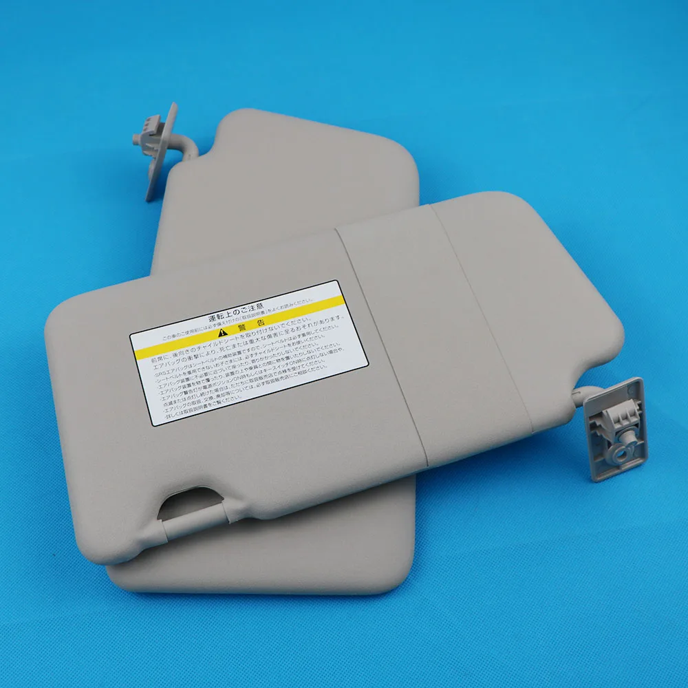 Парная серая Передняя солнечная панель с зеркалом для макияжа LHD Nissan Sunny 2011-2014