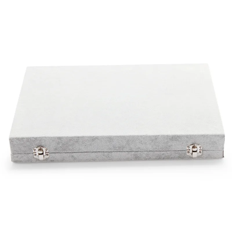 Большая шкатулка для хранения ювелирных украшений из тонкой замши бытовая