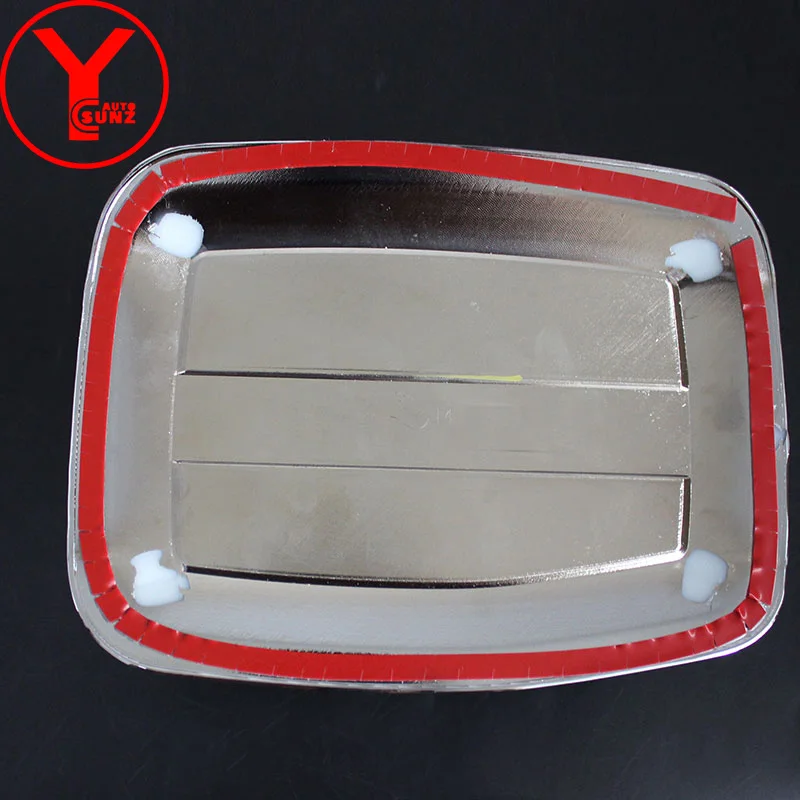 Чехлы на топливный бак для MITSUBISHI PAJERO SPORT MONTERO 2012 2013 2014 ABS chrome аксессуары стайлинга