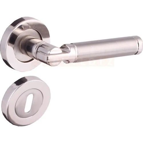 

Hira Verda Nickel - Room Door Handle with Satin Rosette