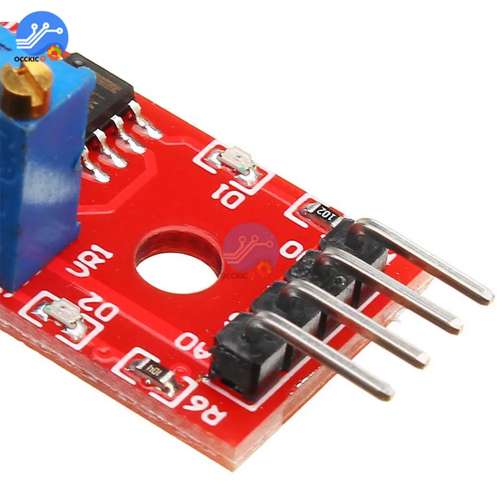 4pin KEYES KY 024 линейные магнитные переключатели Холла счетчик скорости модуль