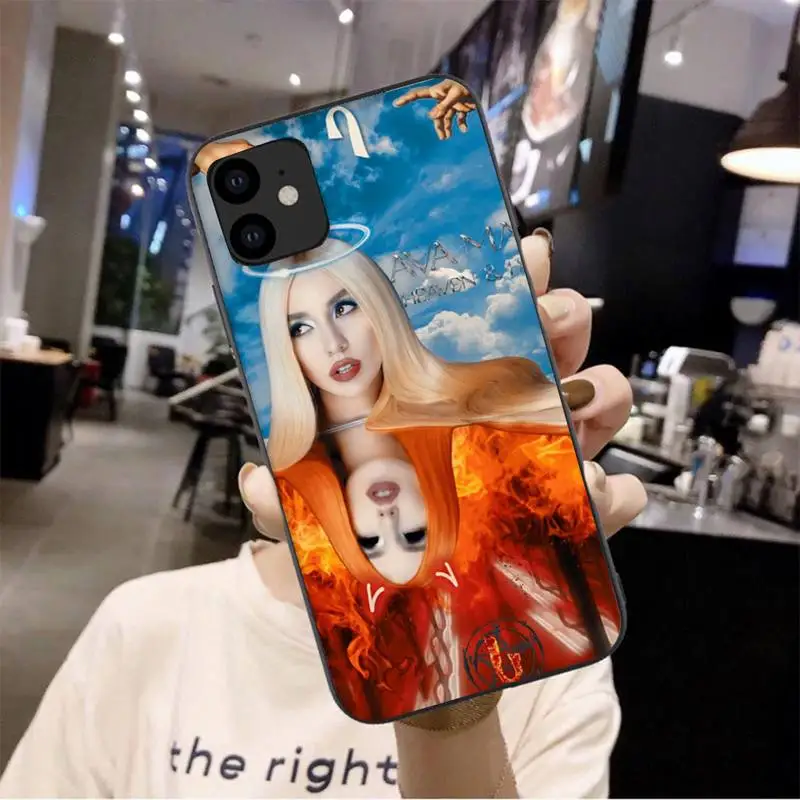 

Black Soft Silicone Ava Max Phone Case For Iphone 6 6s 7 8 Plus XR X XS XSmax 11 12 Pro Mini Max