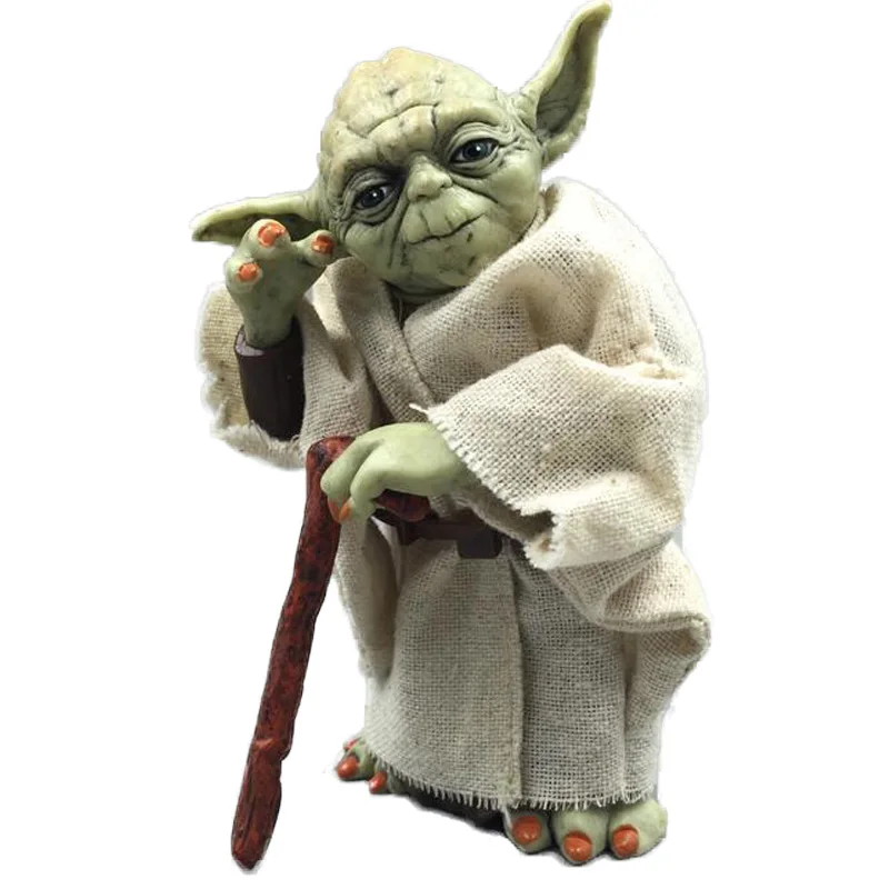 Disney Master Yoda 12 см ПВХ фигурка модель фильма осанка аниме Коллекционная игрушки для