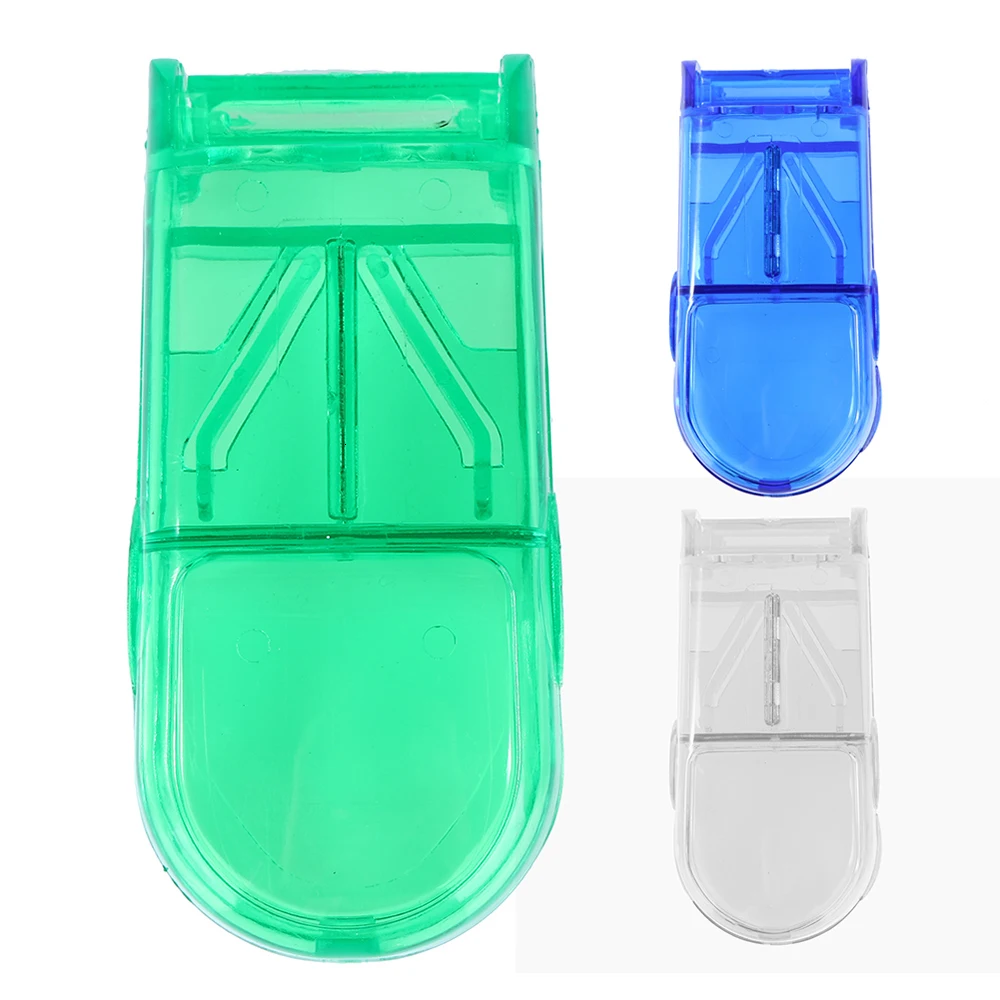 practical Pill Storage Compartment Box Medicine Tablet Holder Safe Cutter Splitter Half drawer organizer plastic storage box | Дом и сад