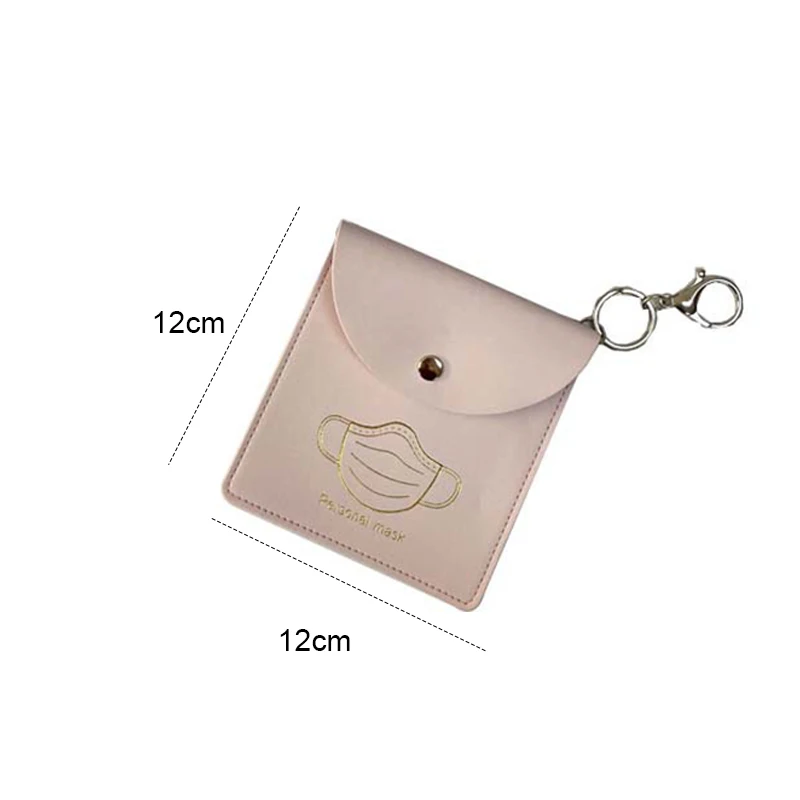 

Portable Cartoon Masks Storage Box Eco-Friendly Dustproof Face Mask Case Exquisite Nose Covers PU Pollution-free Materials Home