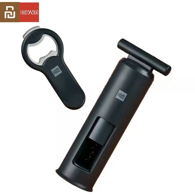 

For Xiaomi Huohou Wine Bottle Beer Cans Opener Stainless Steel Automatic Magnetic Beer Openers Bar Wine Opener Kitchen BBQ Tools