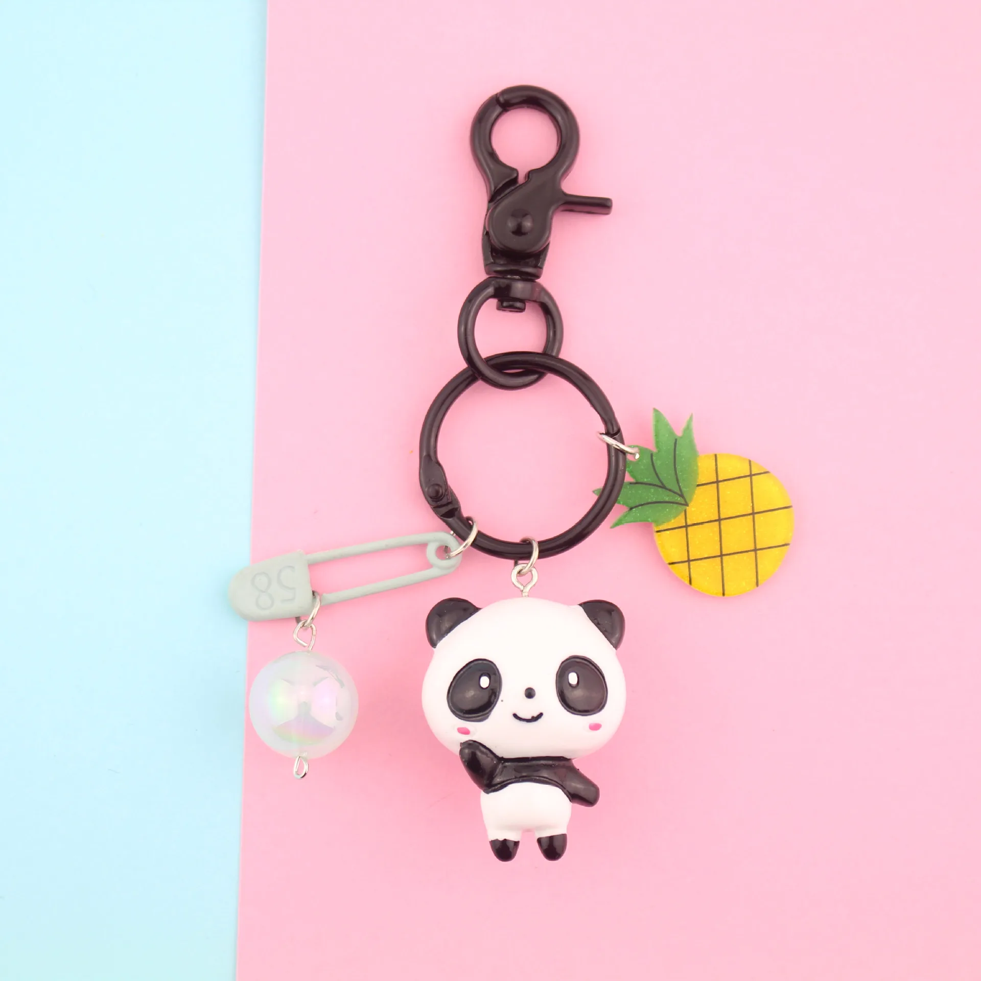 Классическая Милая панда кукла автомобиль брелок кулон мультфильм Путешествия