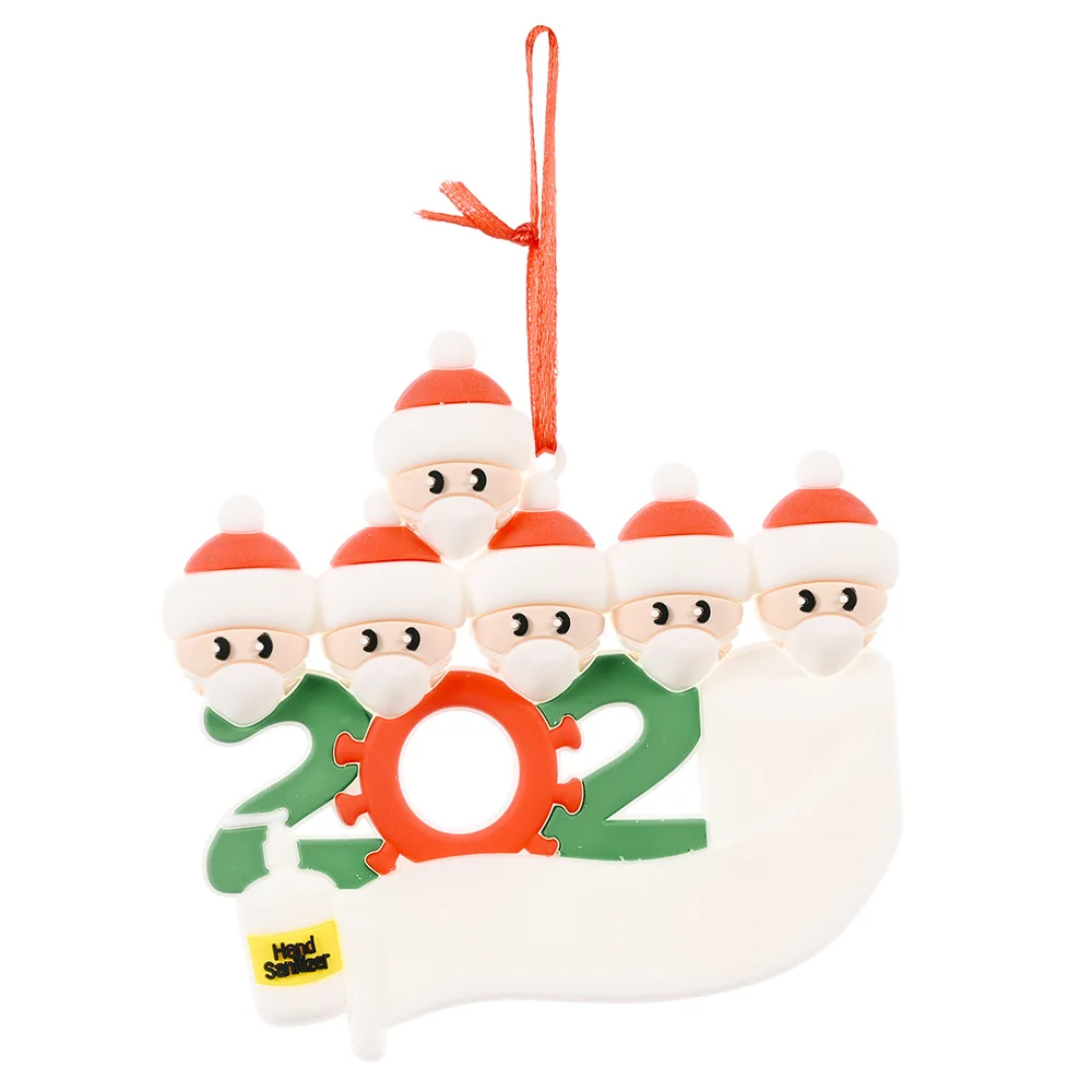 Новинка 2020 креативное Рождественское украшение подвеска из ПВХ с изображением