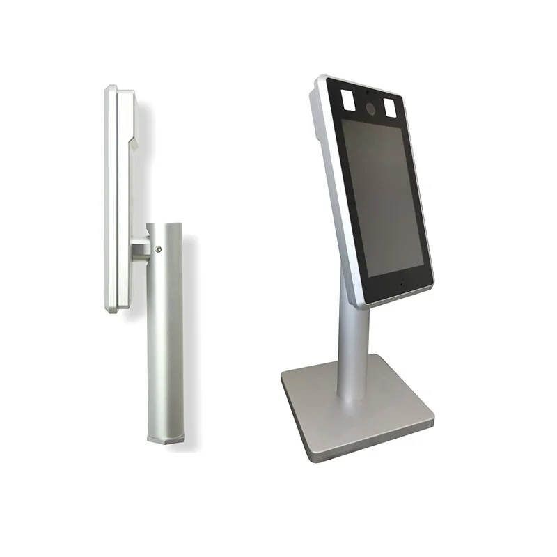 

body temperature meter and face recognition displays human body temperature sensor