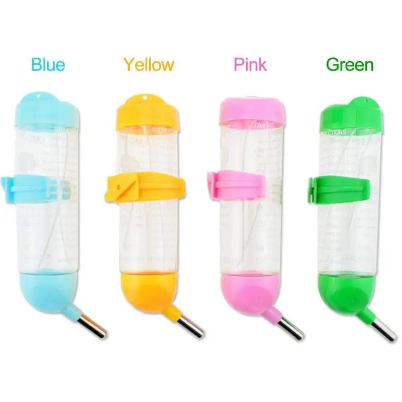 

Pet Dog Water Dispenser, Hanging Automatic Water Drinking Feeder with No Drip Stainless Steel Ball for Small/Medium Puppy Animal