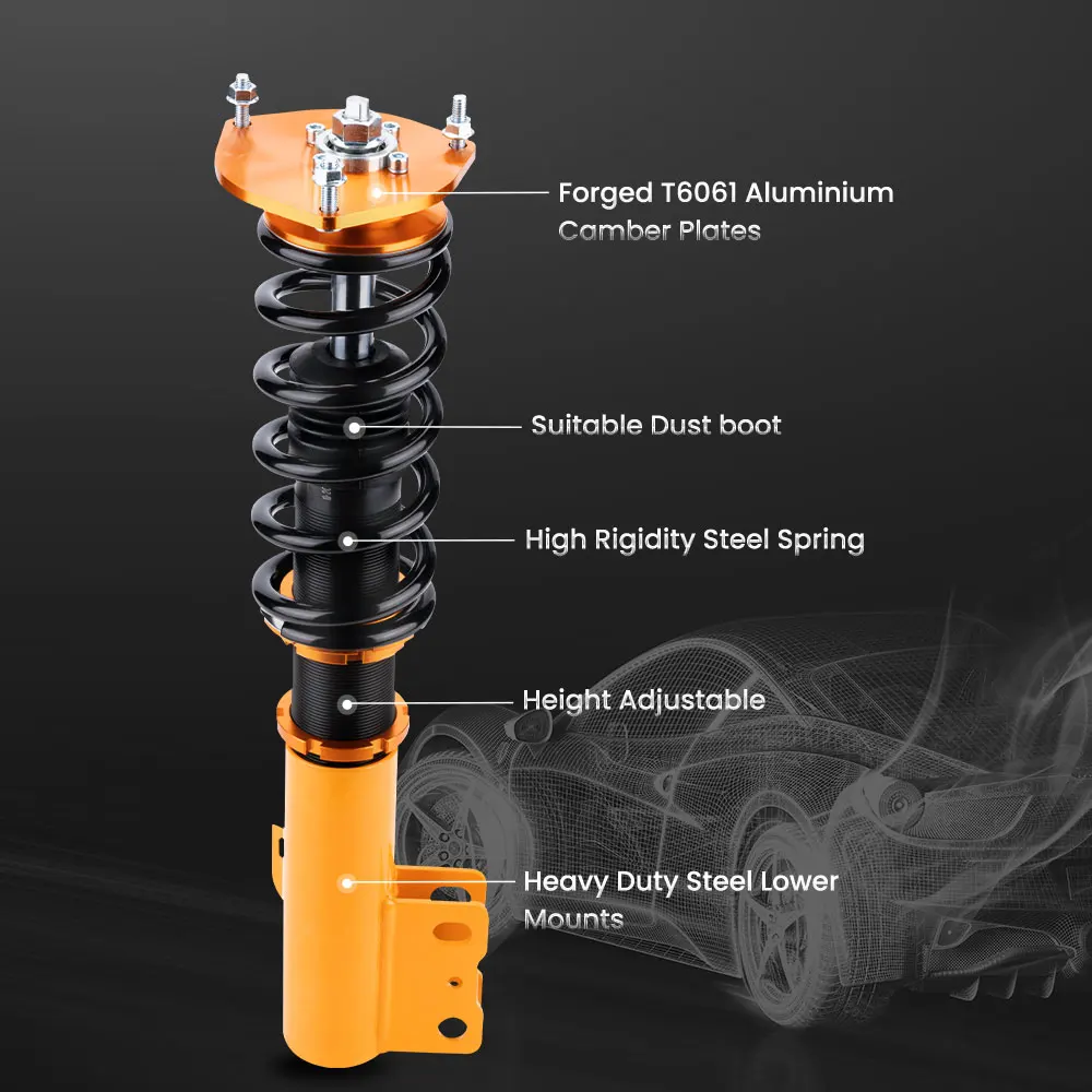Комплект подвески Coilover для Subaru Forester SF 98-2002 амортизатор пружина передняя задняя