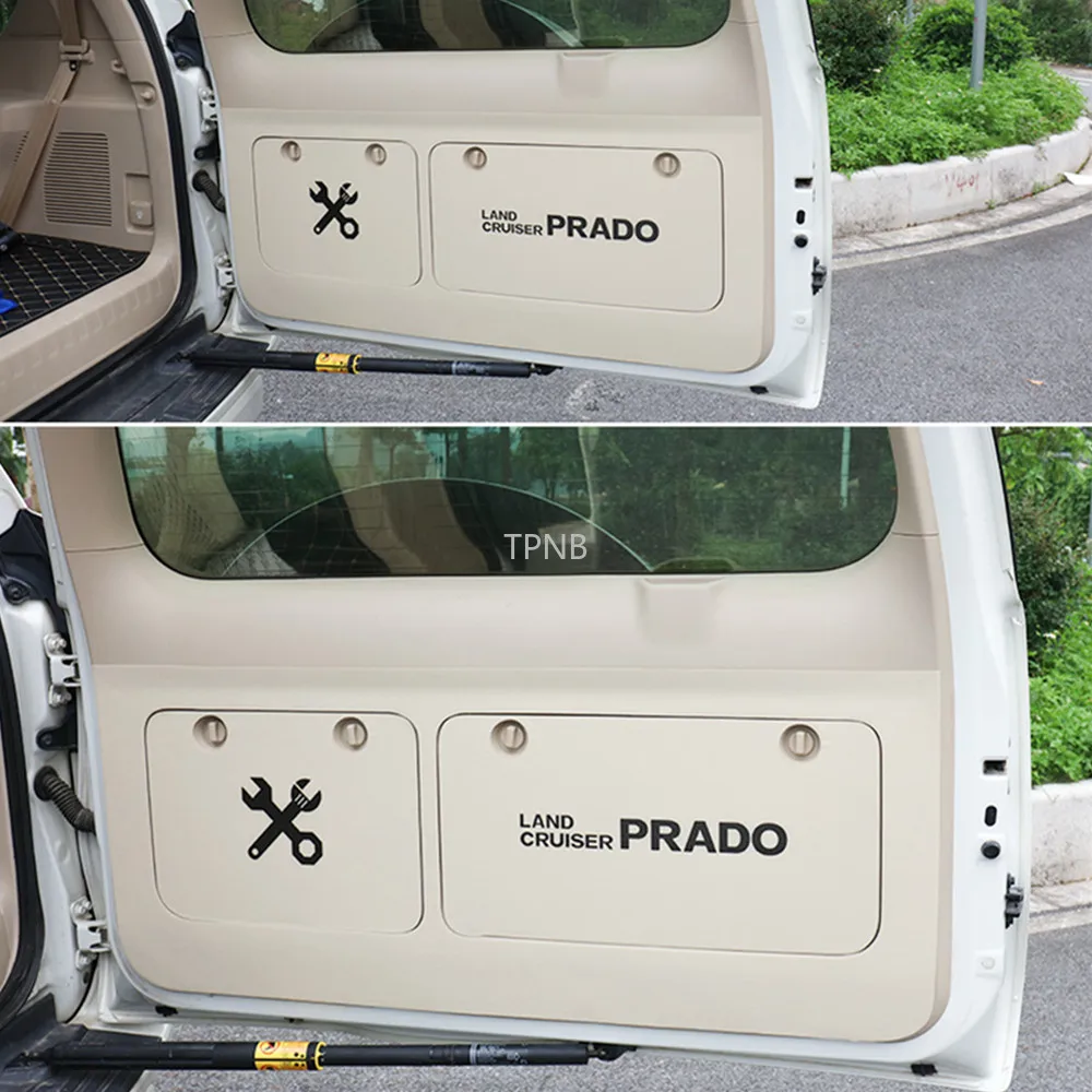 Накладки на заднюю дверь для Toyota Land Cruiser Prado 150 J15 2010 2011 2012 2013 2014 2016 2017 2018 2019 2020 |