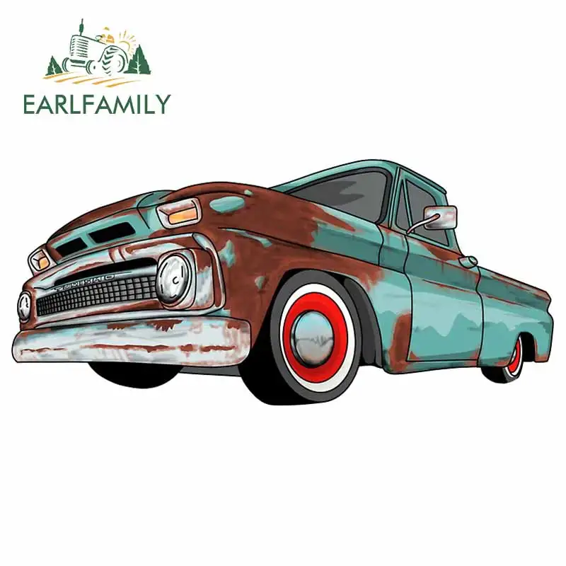 

EARLFAMILY 13 см x 6,1 см для ржавчины, автомобильная наклейка на бампер, окна, ткань, наклейки на бампер, ноутбук для JDM SUV RV