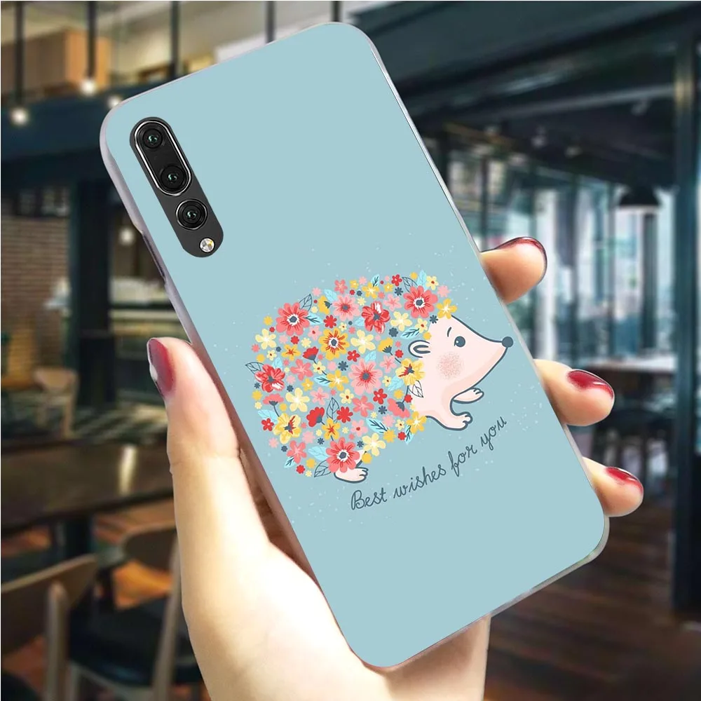 Чехол для телефона Huawei P30 Lite Hedgehog милый чехол P9 Mini/2017 P10 20 30 Pro P Smart Z Mate 10 Pro|Бамперы| |