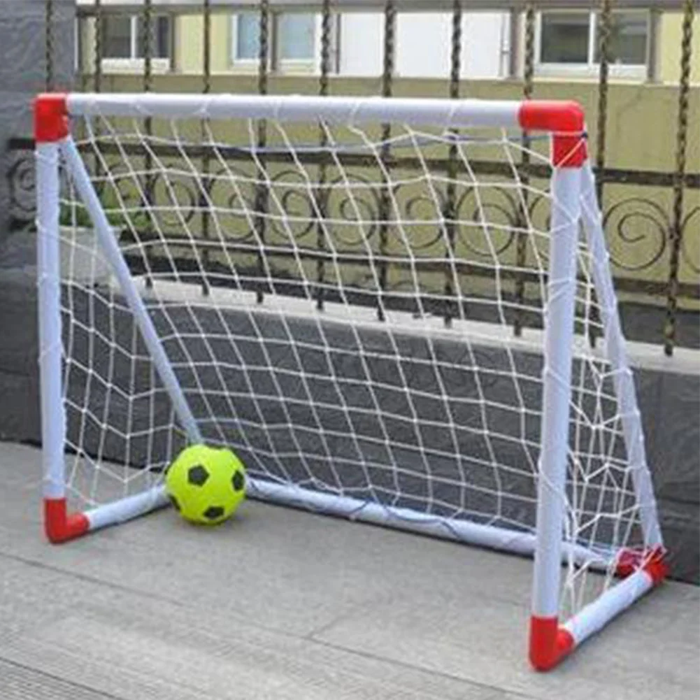 

New 4x5FT Football Soccer Goal Post Nets Training Match Full size 1.2mx1.5m