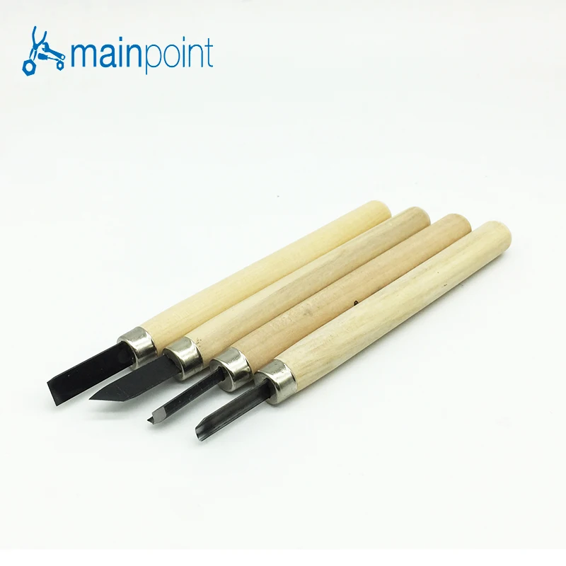 Гравюра 4 шт. DIY ручной резной орнамент или дизайны по дереву нож резиновой главе