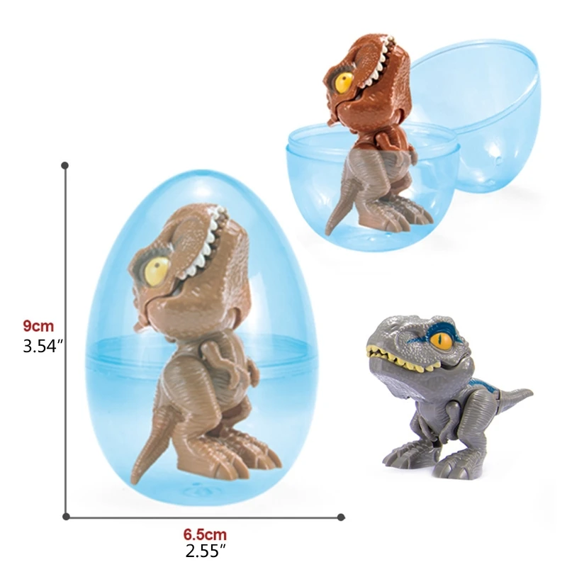 

4pcs Finger Dinosaur Egg Toy Creative Tricky Tyrannosaurus Model Dinosaur Toy Children's Gifts