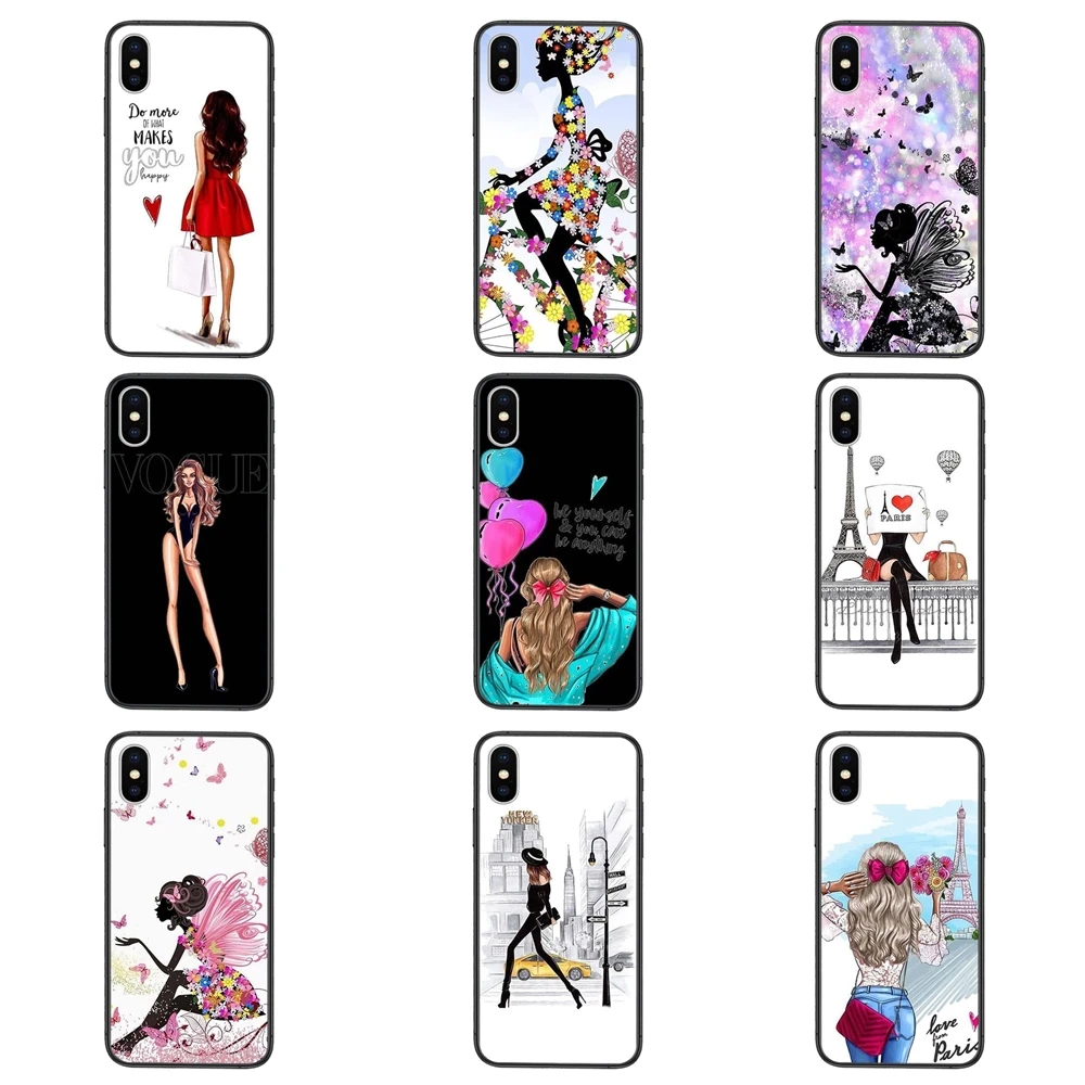 Черный Роскошный велосипед Hoesjes и красивая девушка для Xiaomi Mi11 Mi 11 Pro Ultra Lite 10T 10S Mi9