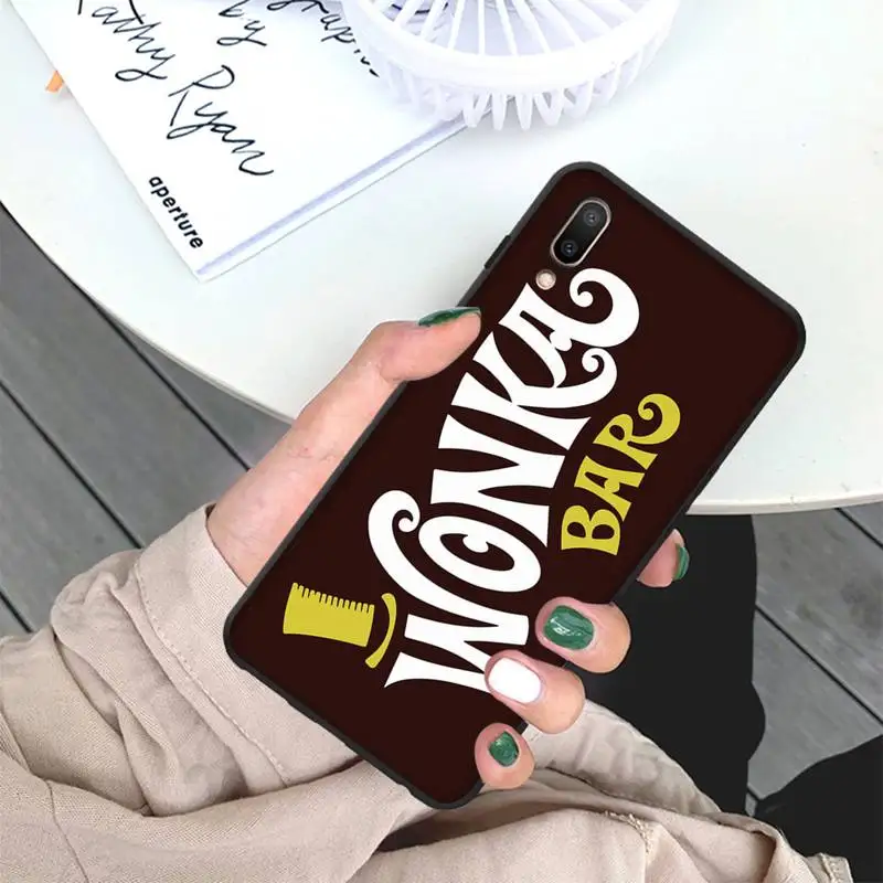 

Willy Wonka Bar With Golden Ticket Sweet Chocolate Phone Case for Vivo Y91C Y11 17 19 17 67 81 Oppo A9 2020 Realme c3