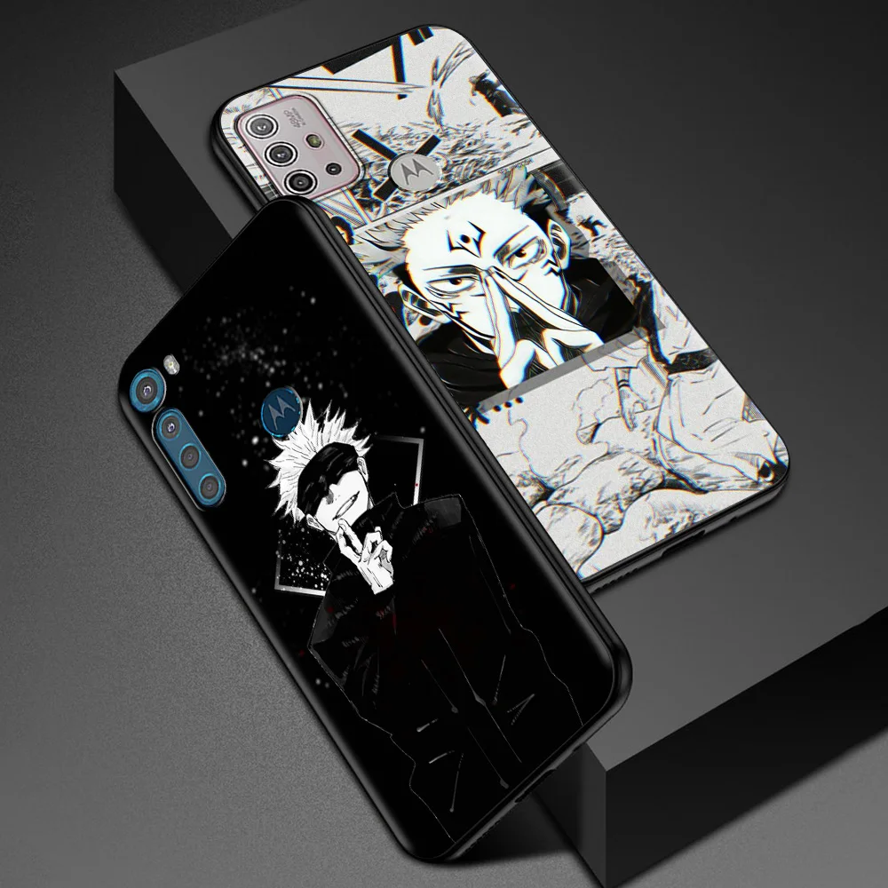 for motorola one fusion shell for moto g10 g9 g8 plus play power one g20 g30 g40 g50 g60 edge 20 phone case jujutsu kaisen anime free global shipping