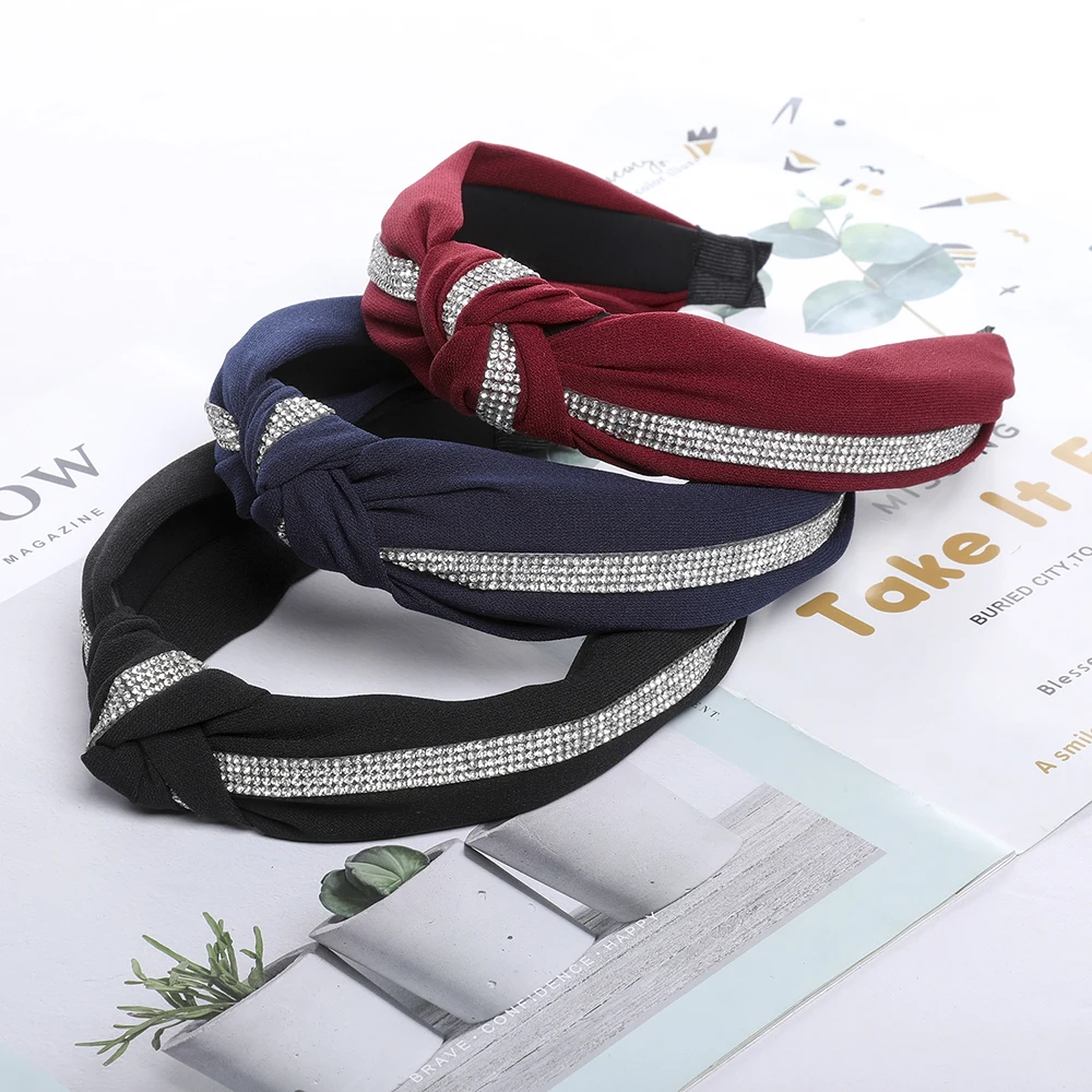 Корейские модные однотонные бархатные ткани украшение для волос с зубами