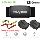 Монитор сердечного ритма Magene H64, нагрудный ремень, ANT + и Bluetooth 4,0, датчик сердечного ритма, IP67, водонепроницаемый двухрежимный датчик скорости и частоты вращения педалей