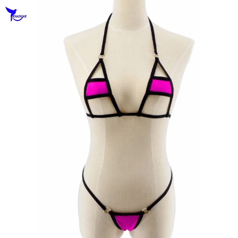 Сексуальная стринги Экстрим мини Покрытие микро пляжная одежда бикини Sunbath