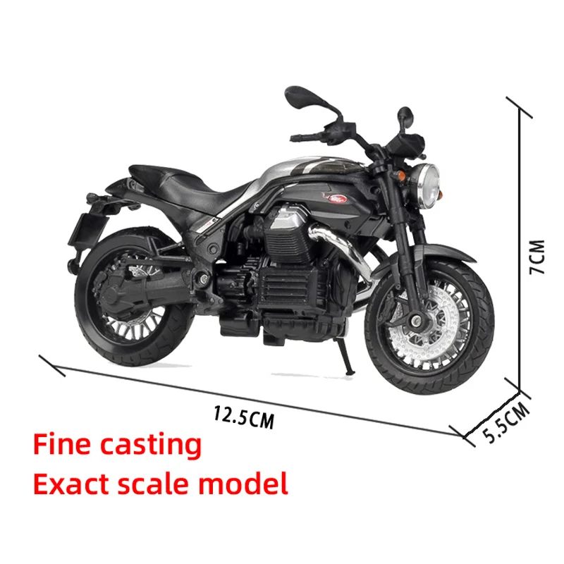Welly 1:18 MOTO GUZZI GRISO 1200 8V Литая модель мотоцикла Рабочая короткопоглотитель игрушка для детей подарки коллекция игрушек