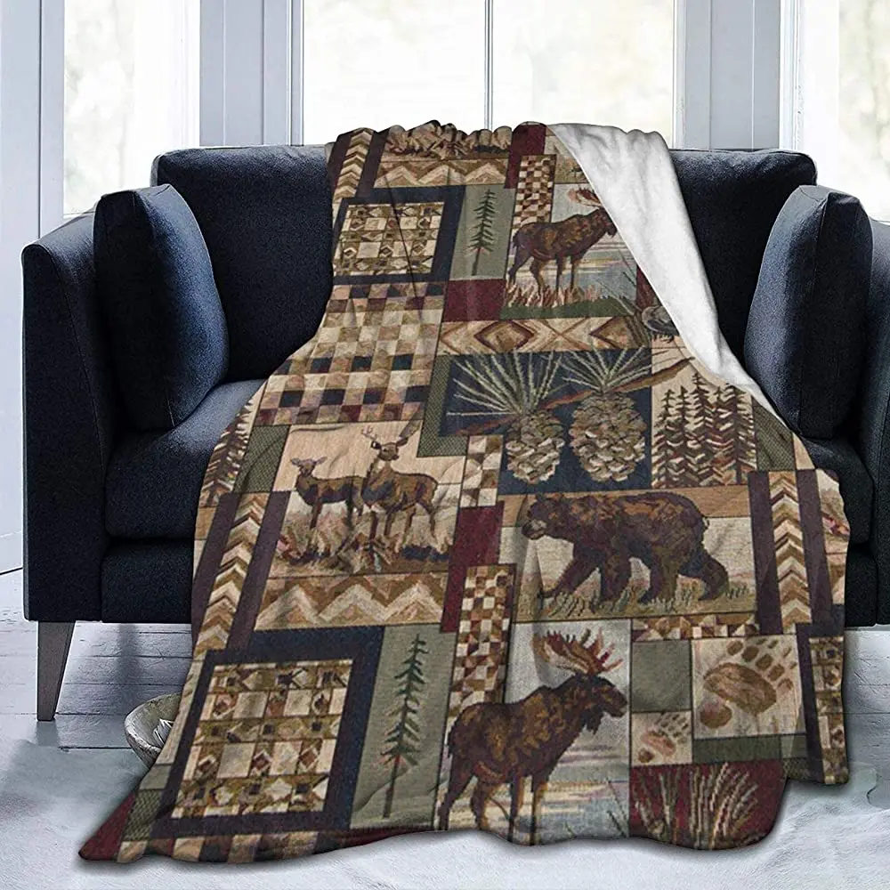 

Bonsai Tree Christmas Blanket, Vintage Red Truck Fuzzy Soft Flannel Throw Blanket for Women, Christmas Snowman Tree