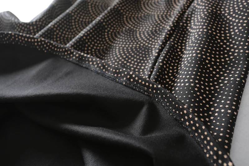 Золотистое жаккардовое модное женское платье в римском стиле с высоким