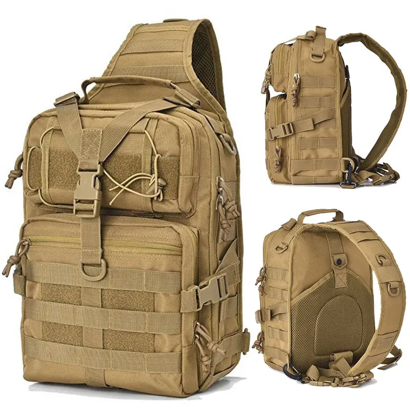 

20L Tactical Backpack Military Assault Bag Army Molle EDC Rucksack Outdoor Multifunction Camping Hunting Waterproof Sling Pack