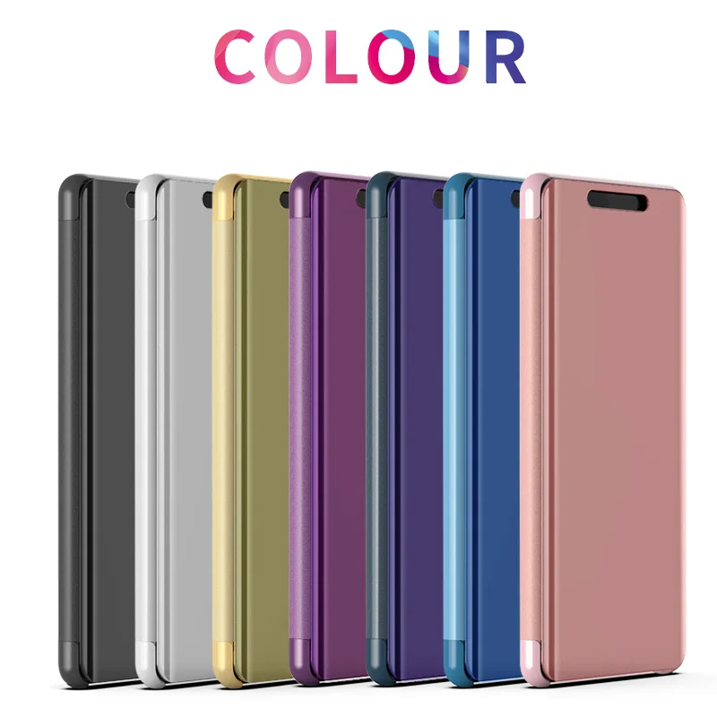 Clear view standing Cover For Samsung Galaxy S10e s10 e cover for samsung S10 lite galaxy 11 Plus Flip Smart Mirror case | Мобильные