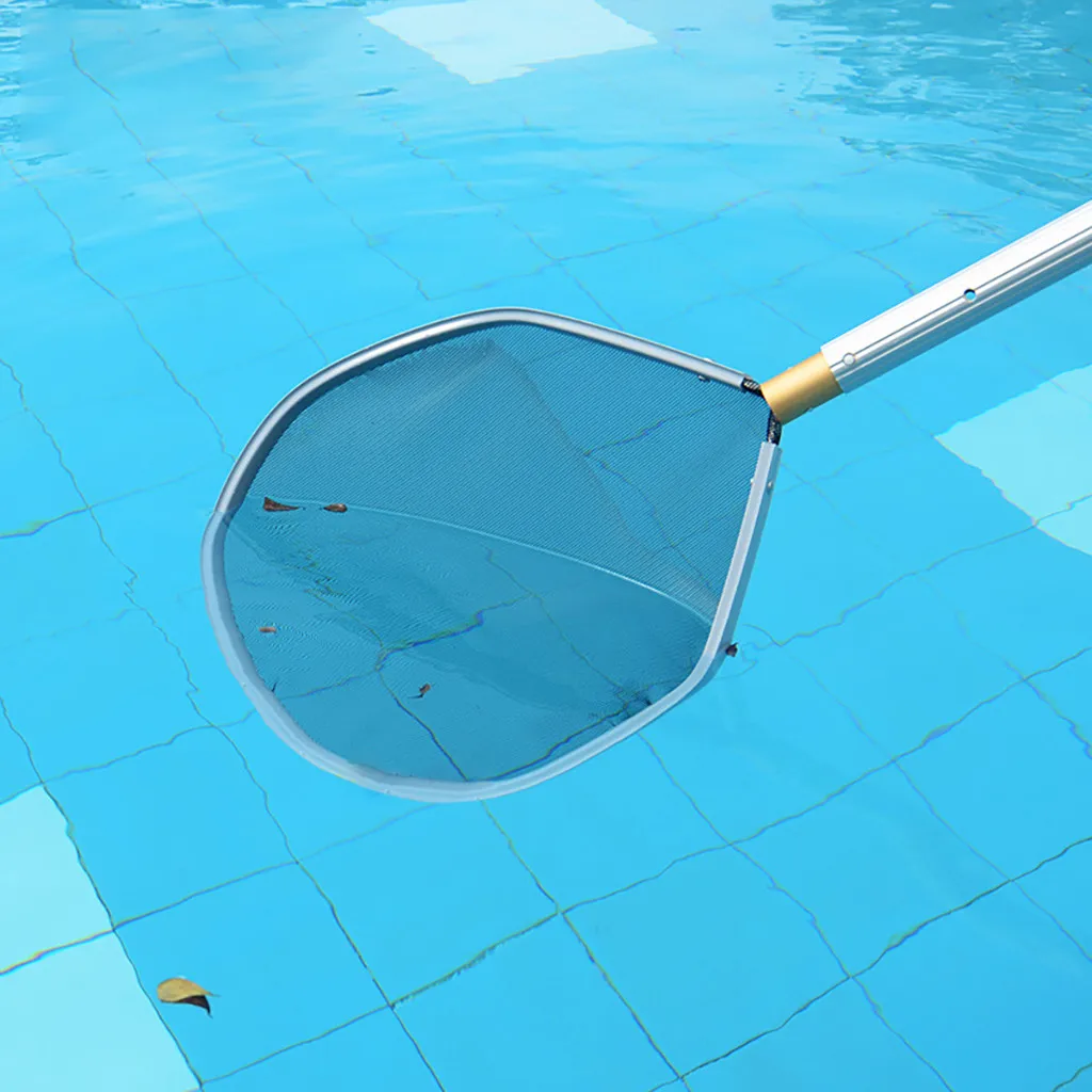 

Swimming Pool Net Leaf Rake Mesh Reinforced Aluminum Frame Shallow Water Net Pool Cleaning Net Black Reinforced Fishing Net