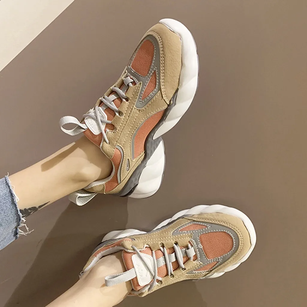 Новинка 2019 года женские кроссовки высокого качества с толстой подошвой