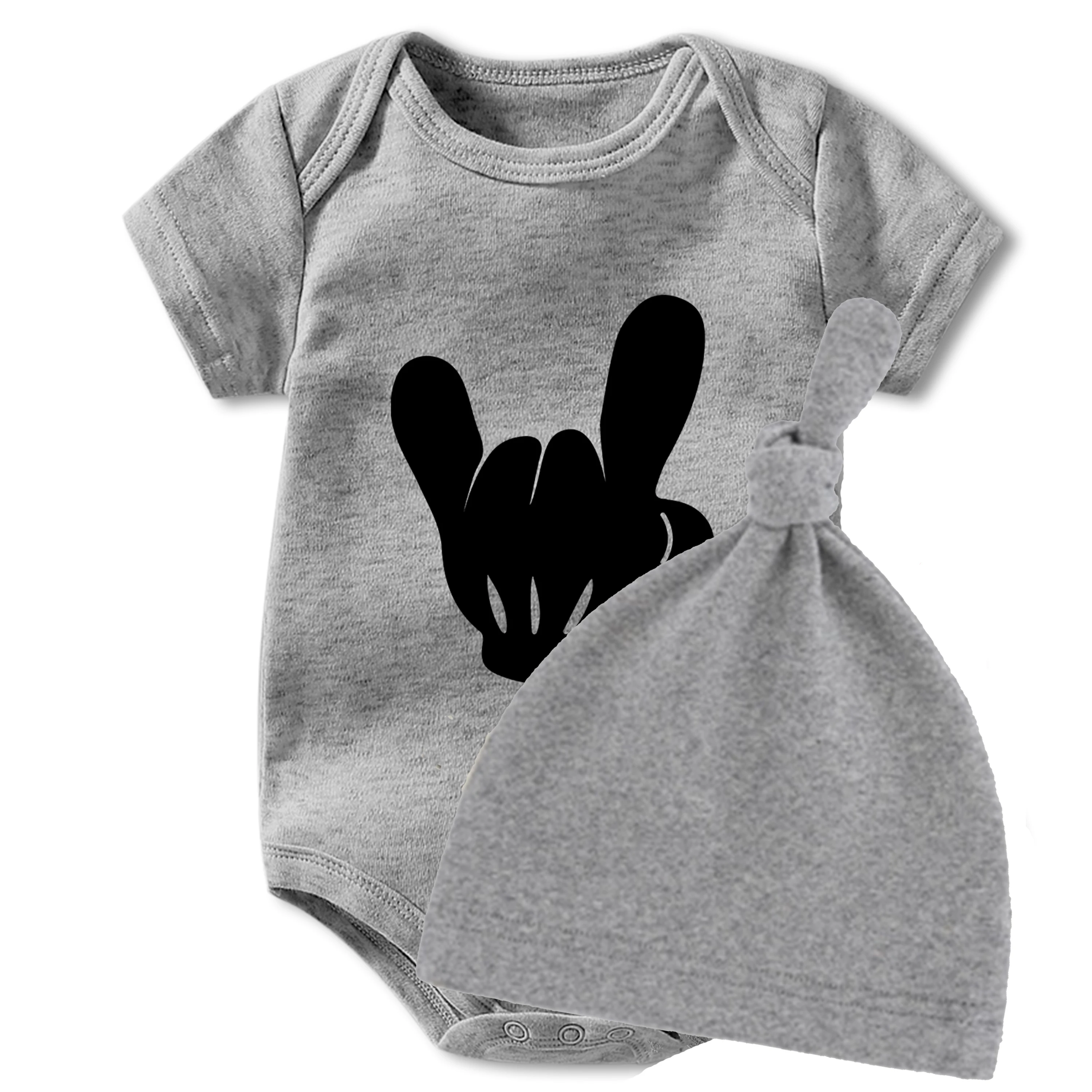

Ysculbutol Baby cotton short romper trend pattern men and women baby clothes color pattern random match