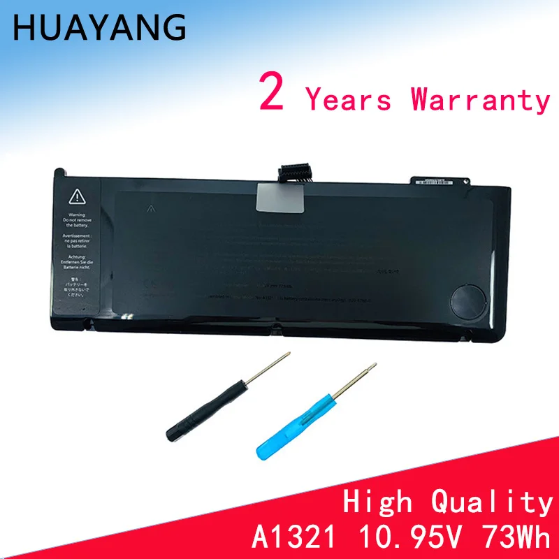 HUAYANG высокое качество A1321 батарея для apple macbook 15&quot A1286 (Mid 2010) Mid 2009 Версия