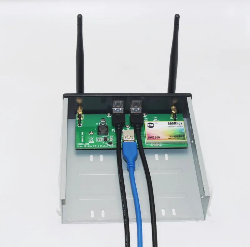 Новая беспроводная сетевая карта фронтальная антенна USB PCI E 1x на 2 порта 3 0 5 25