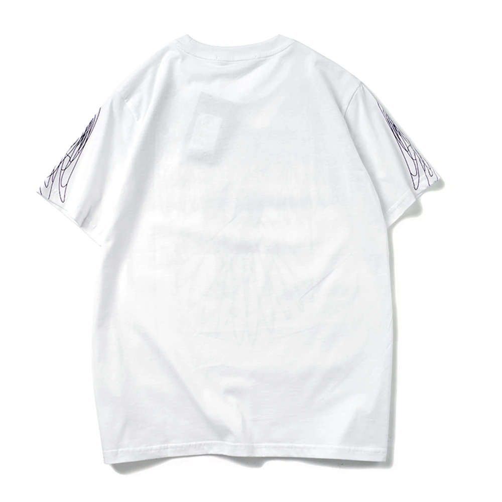 Футболка мужская хлопковая с коротким рукавом и принтом Крыльев Орла | Мужская