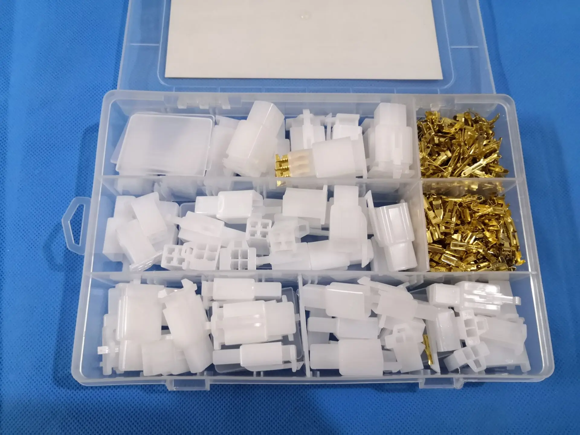 380PCS 6pin/4pin/3pin/2pin 2.8mm wire Plug and Socket Connector kit for cat Automotive Motorcycle Cable Terminal block | Электронные