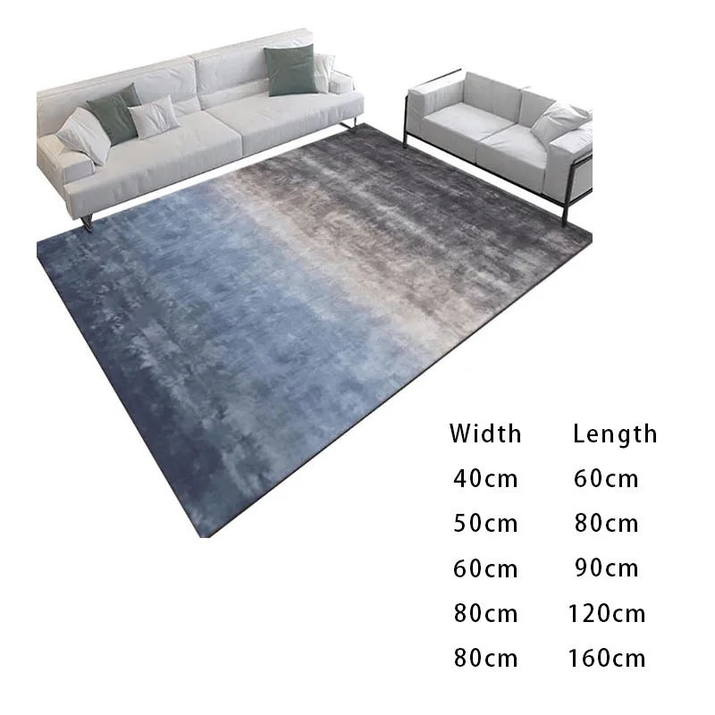 

3D Carpet For Living Room Washable Anti-slip Mat For Bedroom Nordic Large Area Floor Mat Soft Printed Balcony Rug Home Decor