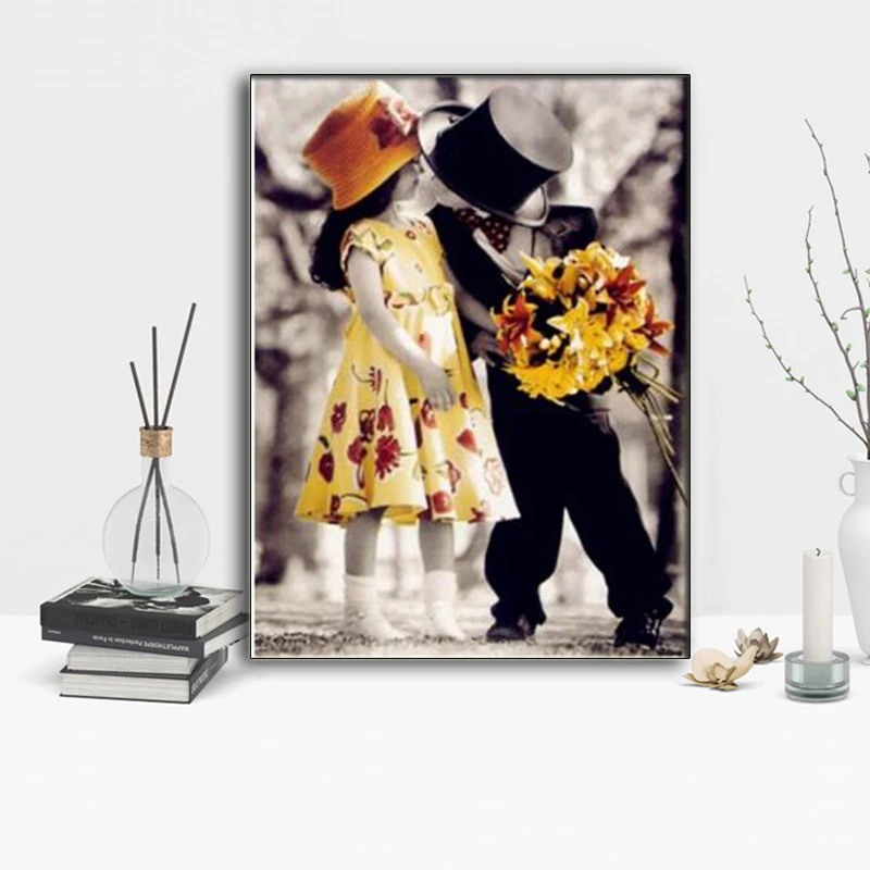 

Diamond Painting Mother Love Diamond Embroidered Angel Baby Picture Painting with Diamond Mosaic Wall Sticker Gift