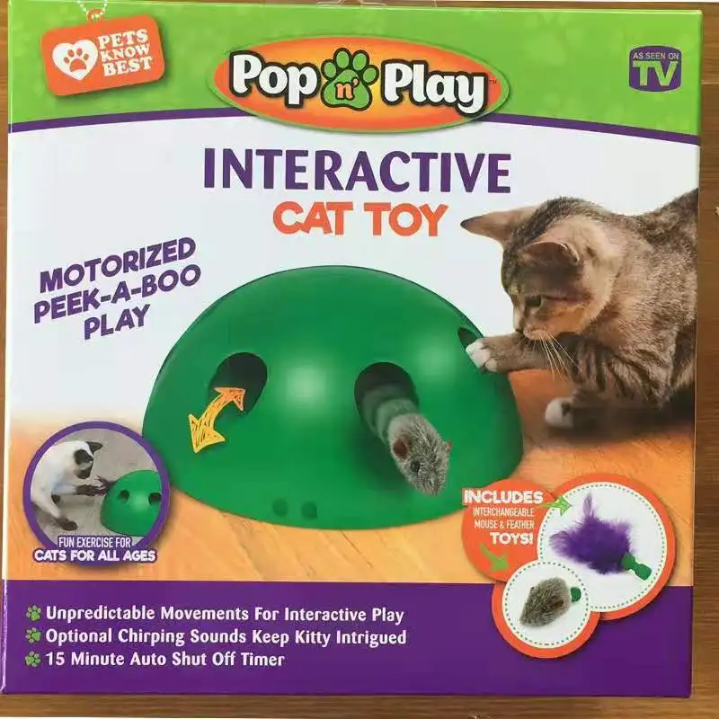 Игрушка для кошек POP N PLAY интерактивная игрушка домашних животных затачивающая
