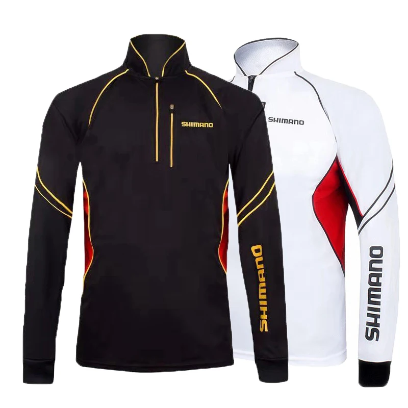 

Furakuma long-sleeved stand-up fishing clothes Outdoor sun protection Cycling Quick-drying ice silk long zipper face neck