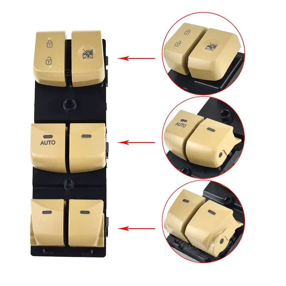 

Быстрая доставка! Электрический стеклоподъемник, главный переключатель управления для Hyundai 12-16 Elantra Lang Move