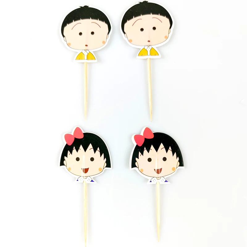 24 шт./лот для маленьких мальчиков и девочек тема торта с барабанные палочки Happy Baby