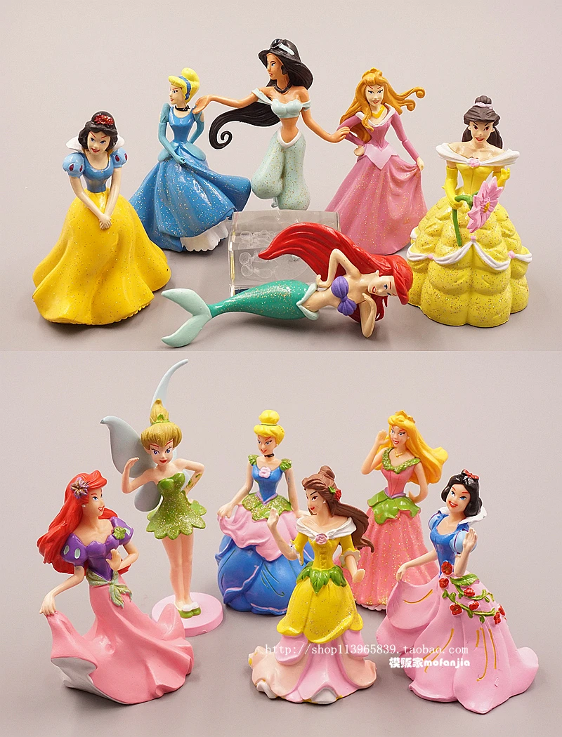 

Hasbro Action Figure Snow White Flower Fairy Belle Mermaid Cinderella Medium Doll Doll Decoration Girl Toy Gift